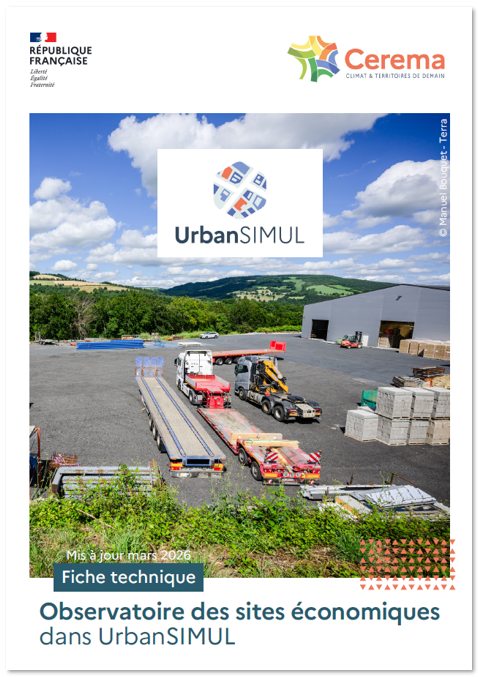 Page de garde fiche observatoire ZAE UrbanSIMUL